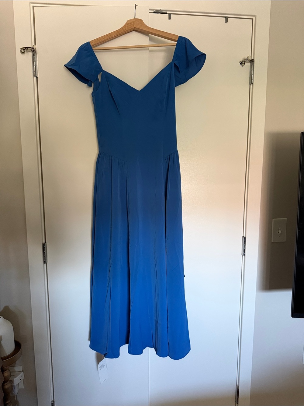 Abercrombie & Fitch Cobalt Blue Midi Dress